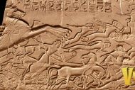 Жители Кадеша не ожидали видеть неприятеля, когда фараон явился под городом на своей боевой колеснице.
