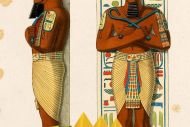 фараон в образе Осириса.