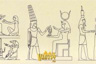 Небольшая молельня с колоннами. Скульптуры и надписи на стенах говорят о божественном рождении Аменхотепа III, чьей матерью была царица Египта Мут-ма-уа, а отцом бог Амон.
